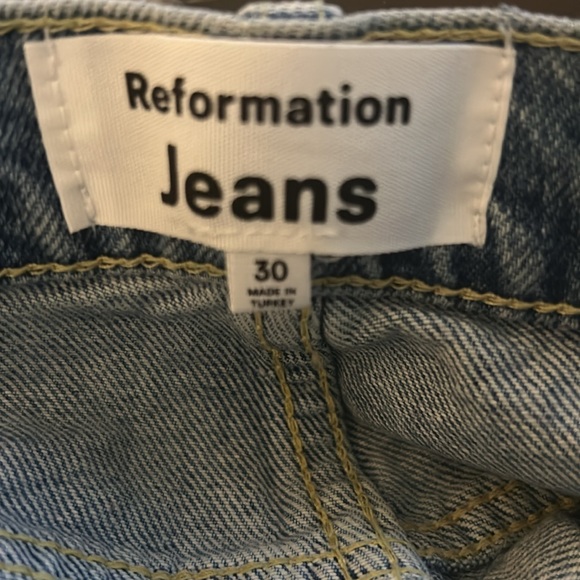 NWT Reformation Cowboy High Ride Straight Jeans - Picture 6 of 10